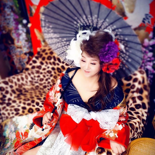 綺麗屋紫音花魁体験熊本からのお客様♡とっても素敵な素敵なあこ様輝いてます♡ありがとうございます♡出会いに感謝！！ (from Instagram)
